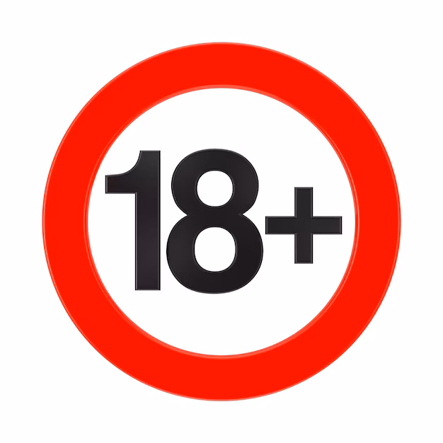 Proibido para menores de 18 anos